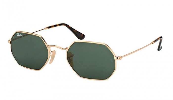 Очки Ray Ban Octagonal Flat Lenses RB 3556N 001 Очки Ray Ban Octagonal Flat Lenses RB 3556N 001