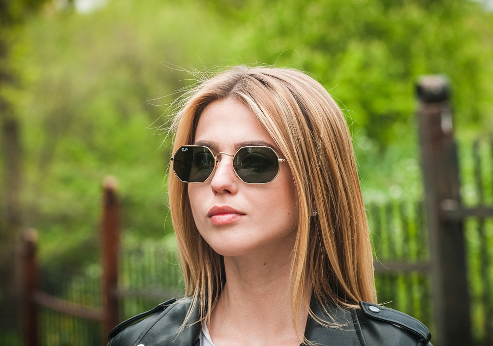 Очки Ray Ban Octagonal Flat Lenses RB 
